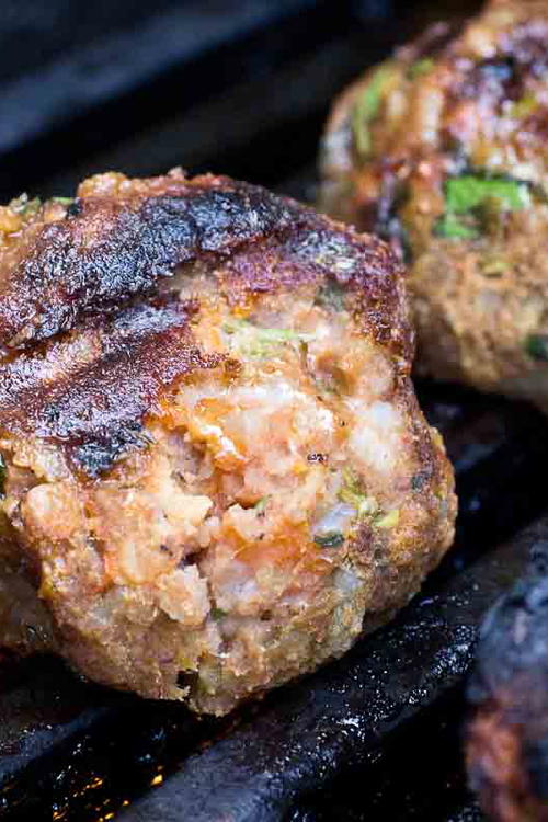 Grilled Vegan “Meatballs” (Kofta)