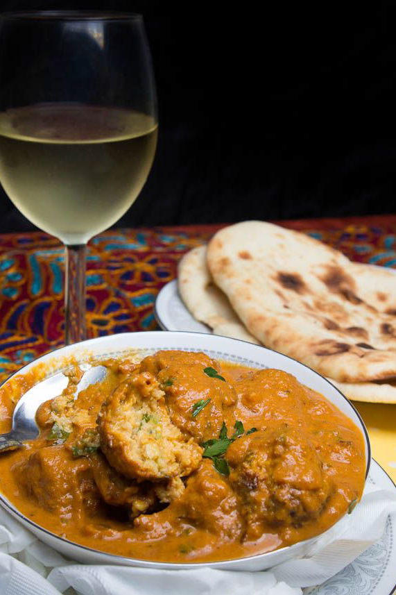 Cabbage Kofta with Tomato Gravy