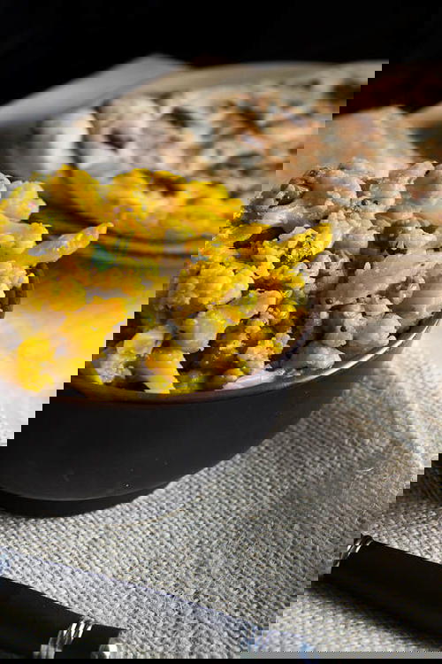 Flower Chana nu Shaak (Cauliflower and Garbanzo Bean Curry)