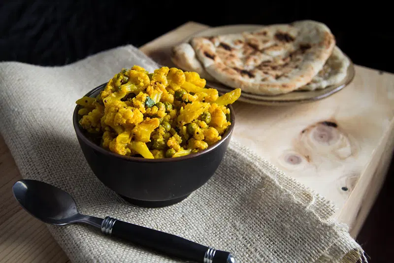 Cauliflower and Pea Curry