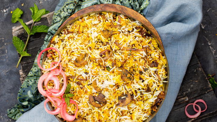 Mushroom Biryani