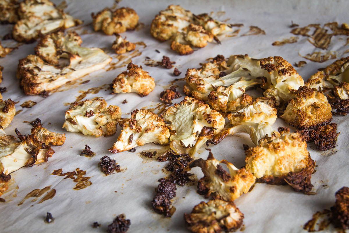 Cumin Roasted Cauliflower