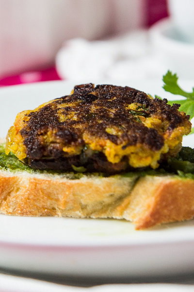 Cauliflower Patties (Tikki)