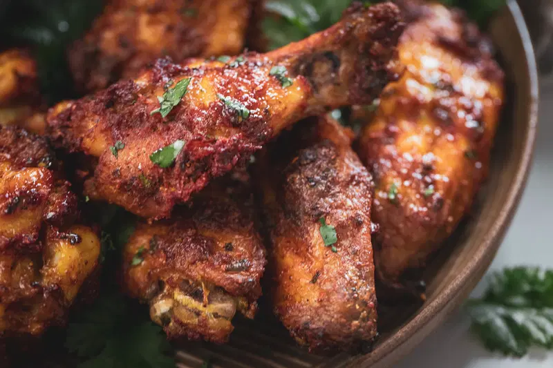 Tandoori chicken wings