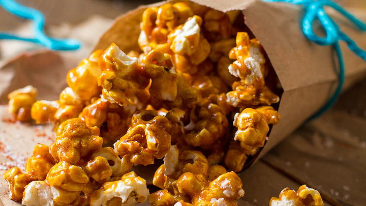 Chili Caramel Popcorn