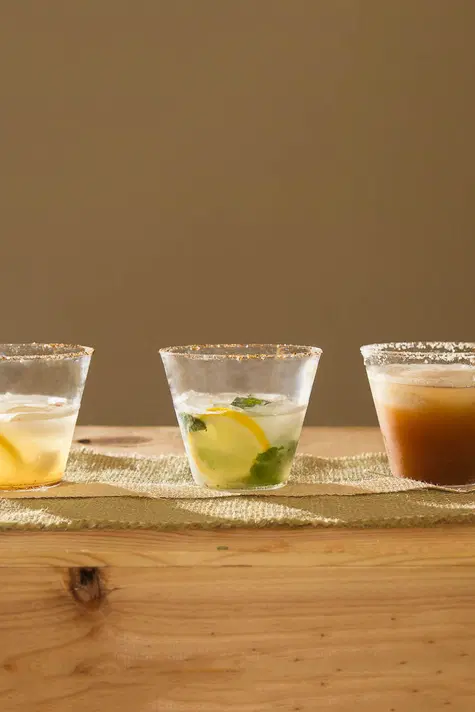 Lemon-Cumin Margarita, Mint-Lemon Cumin Margarita, Ginger Tamarind Margarita
