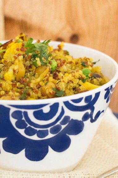 Healthy Indian Spiced Quinoa