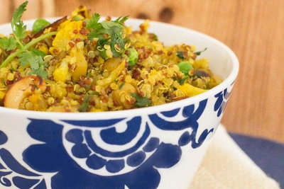Healthy Indian Spiced Quinoa