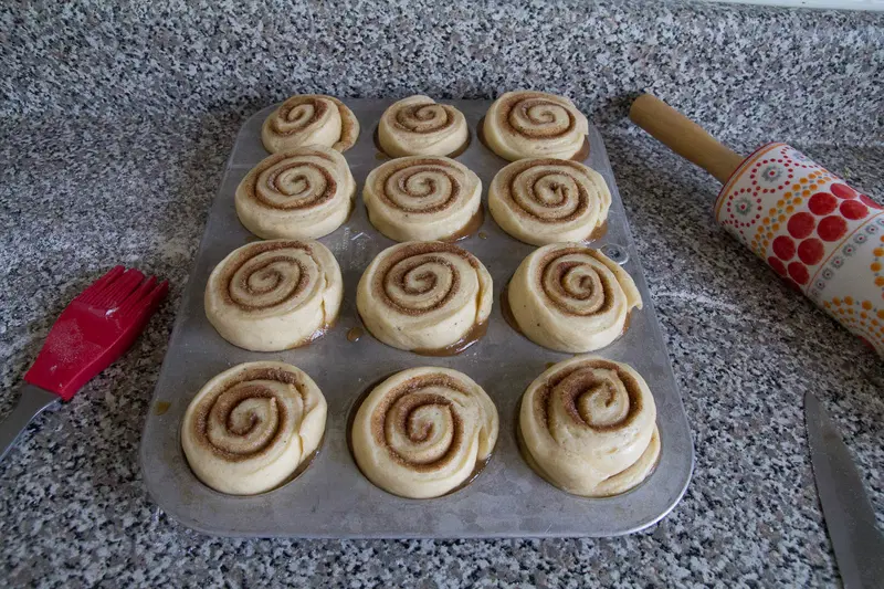 Chai Spiced Sticky Buns by Indiaphile.info