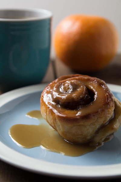 Chai Spiced Sticky Buns by Indiaphile.info