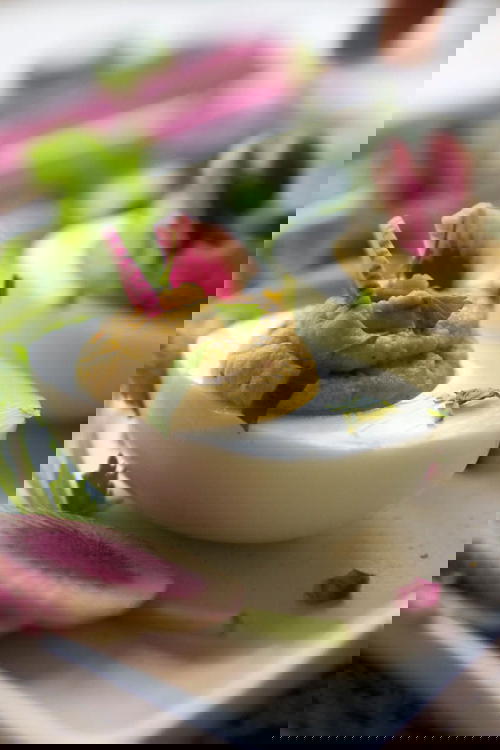 Garam Masala Deviled Eggs