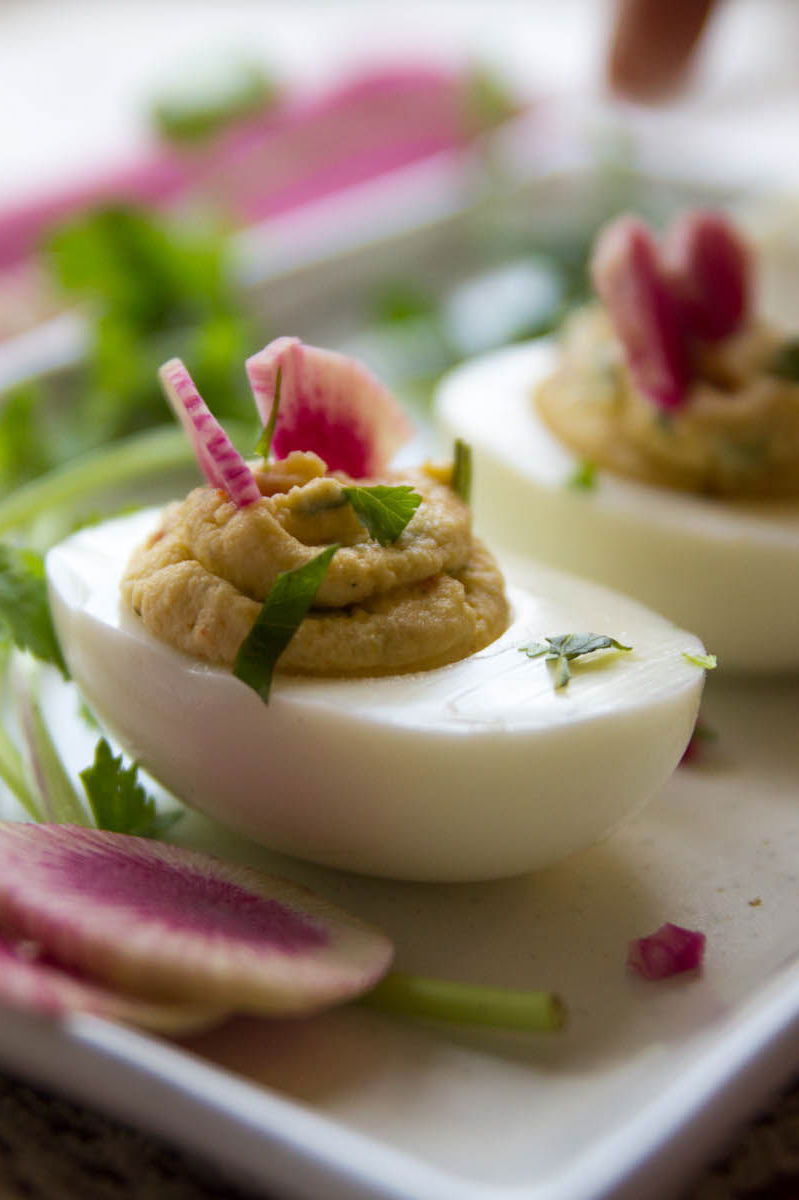 Garam Masala Deviled Eggs