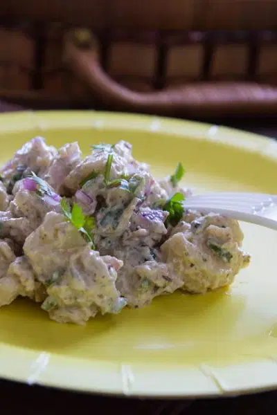 Indian Style Cumin-Ginger Potato Salad