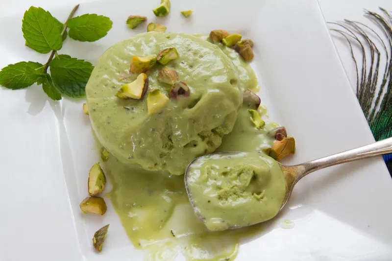Mint Avocado Kulfi recipe at Indiaphile.info