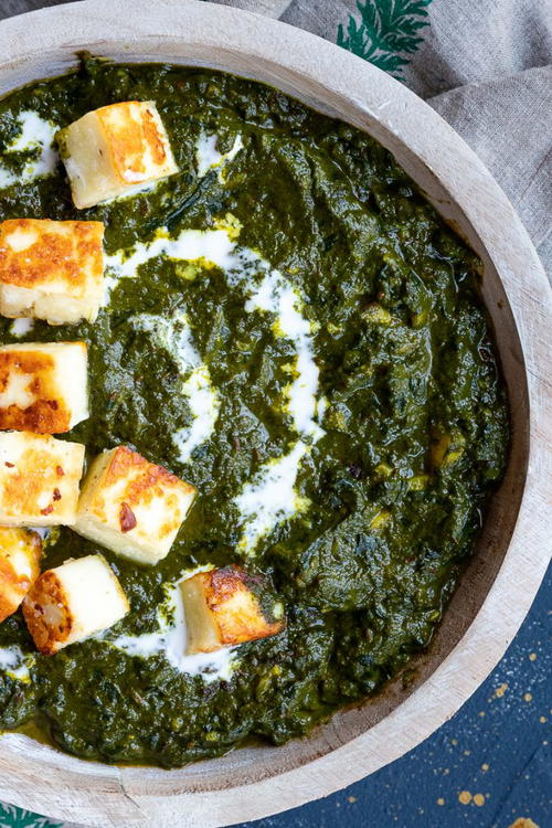 Palak Paneer (Spinach and Cheese Curry)