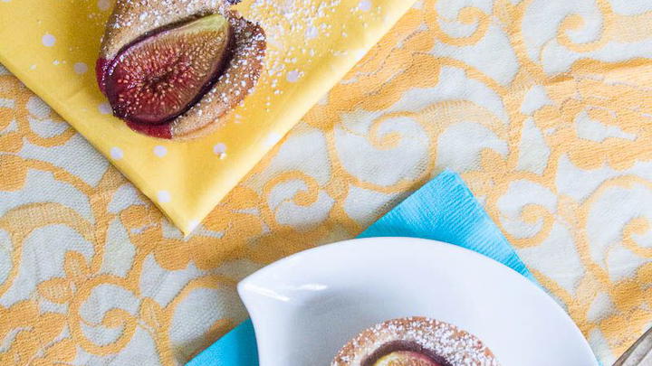 Fig and Cardamom Tea Cake by Indiaphile.info