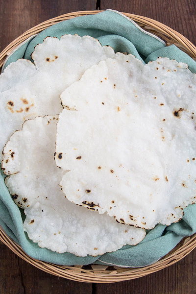 Gluten Free Rice Flour Flatbread (Rice Flour Rotli) Recipe at Indiaphile.info