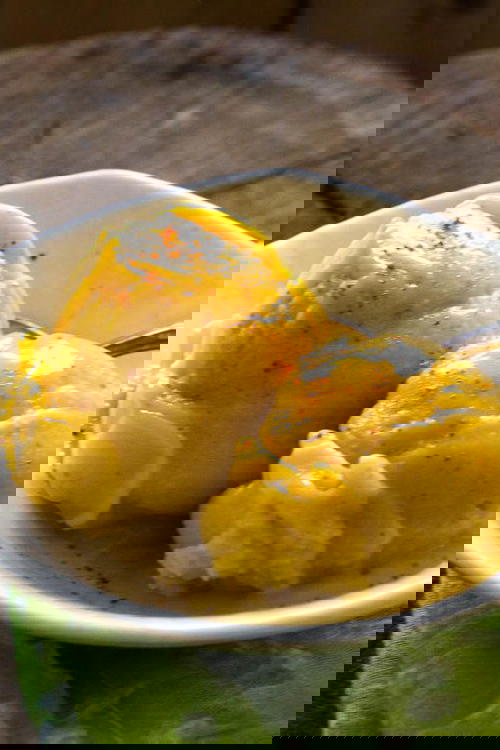 Five Minute Mango Chili Sorbet