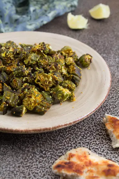 Stir Fried Okra With Coconut