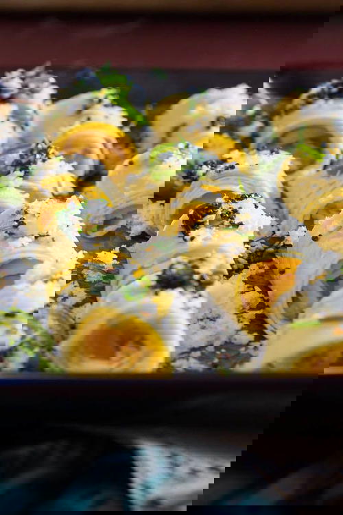 Khandvi (Spicy Garbanzo Bean Flour Rolls)