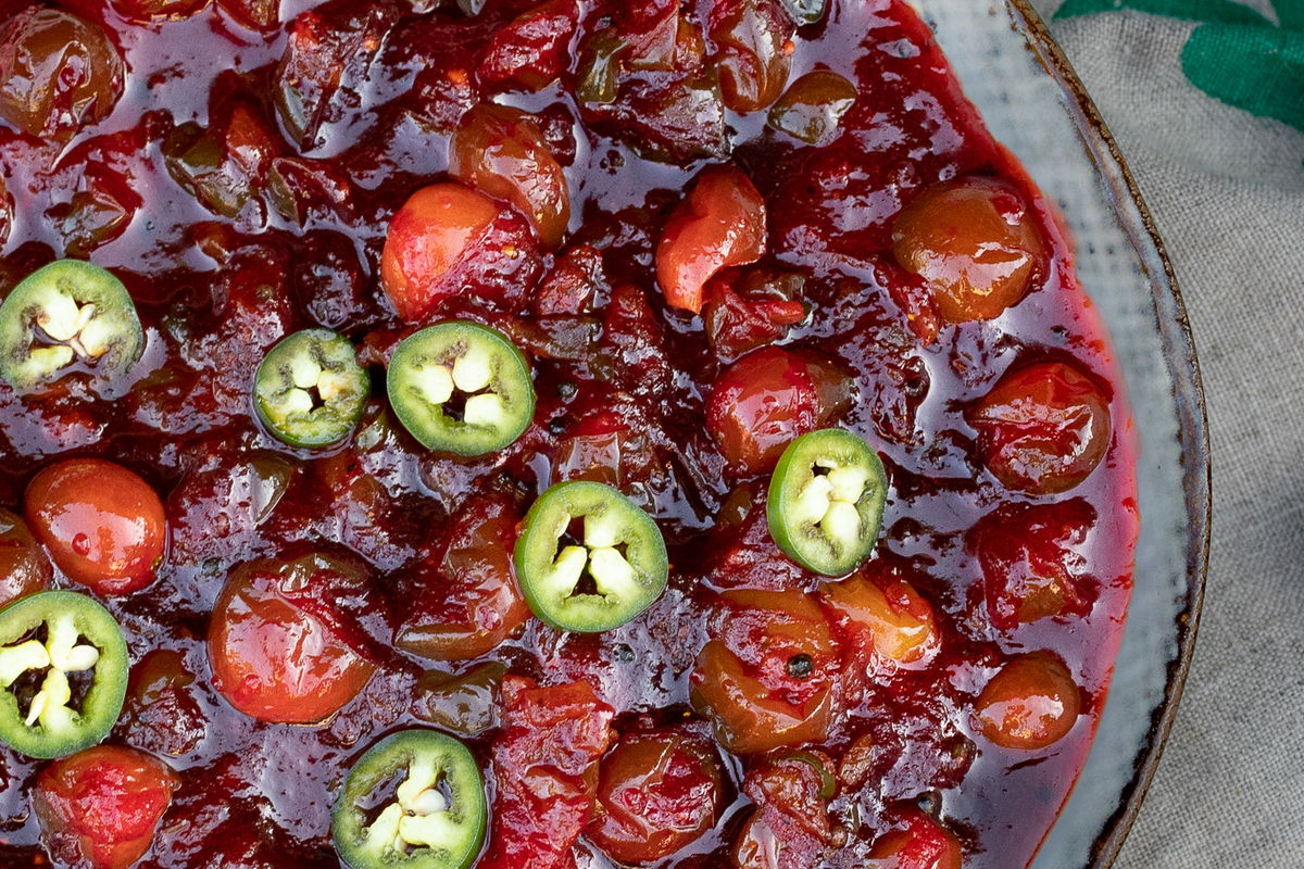 Sweet and Spicy Cranberry Chutney