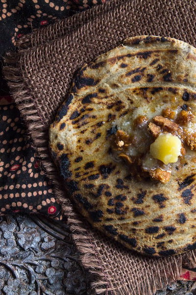Millet Flat Bread (Bajri no Rotlo)