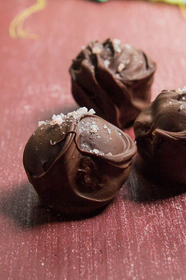 Curry Caramel Truffles with Himalayan Pink Salt