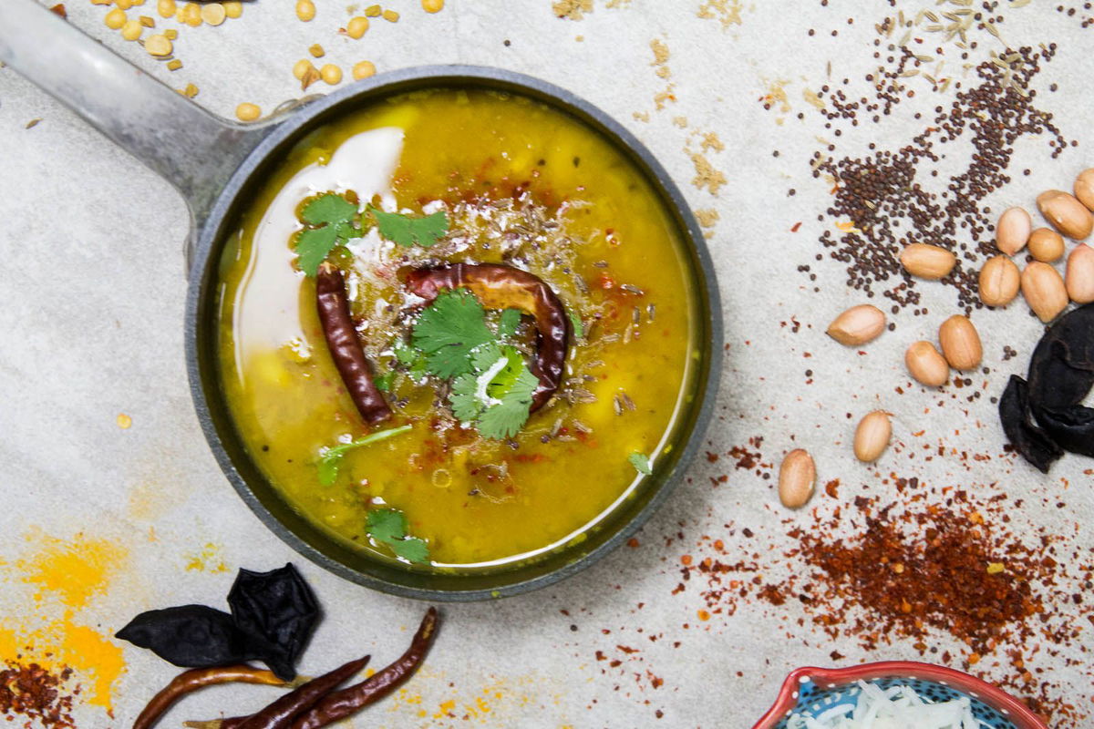 Gujarati Dal recipe by Indiaphile.info