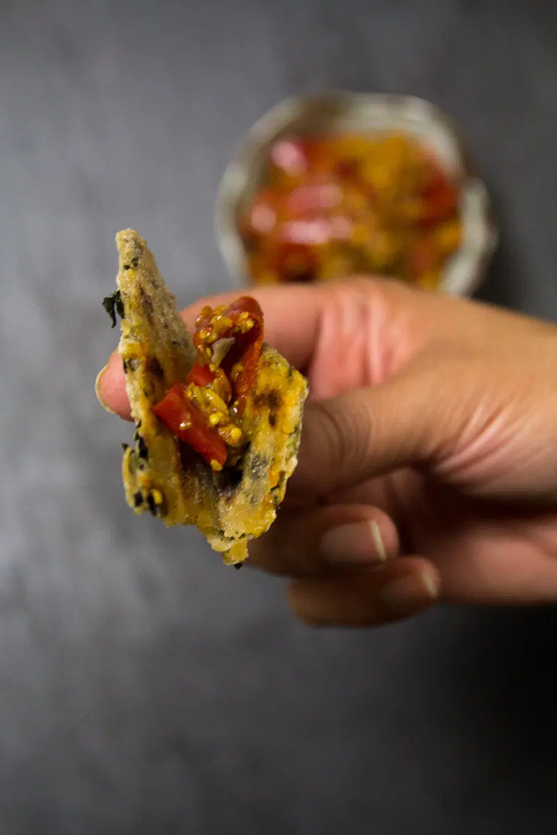 Kale Quinoa Paratha recipe by Indiaphile.info