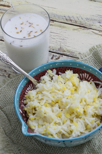 Khichdi and Chaas