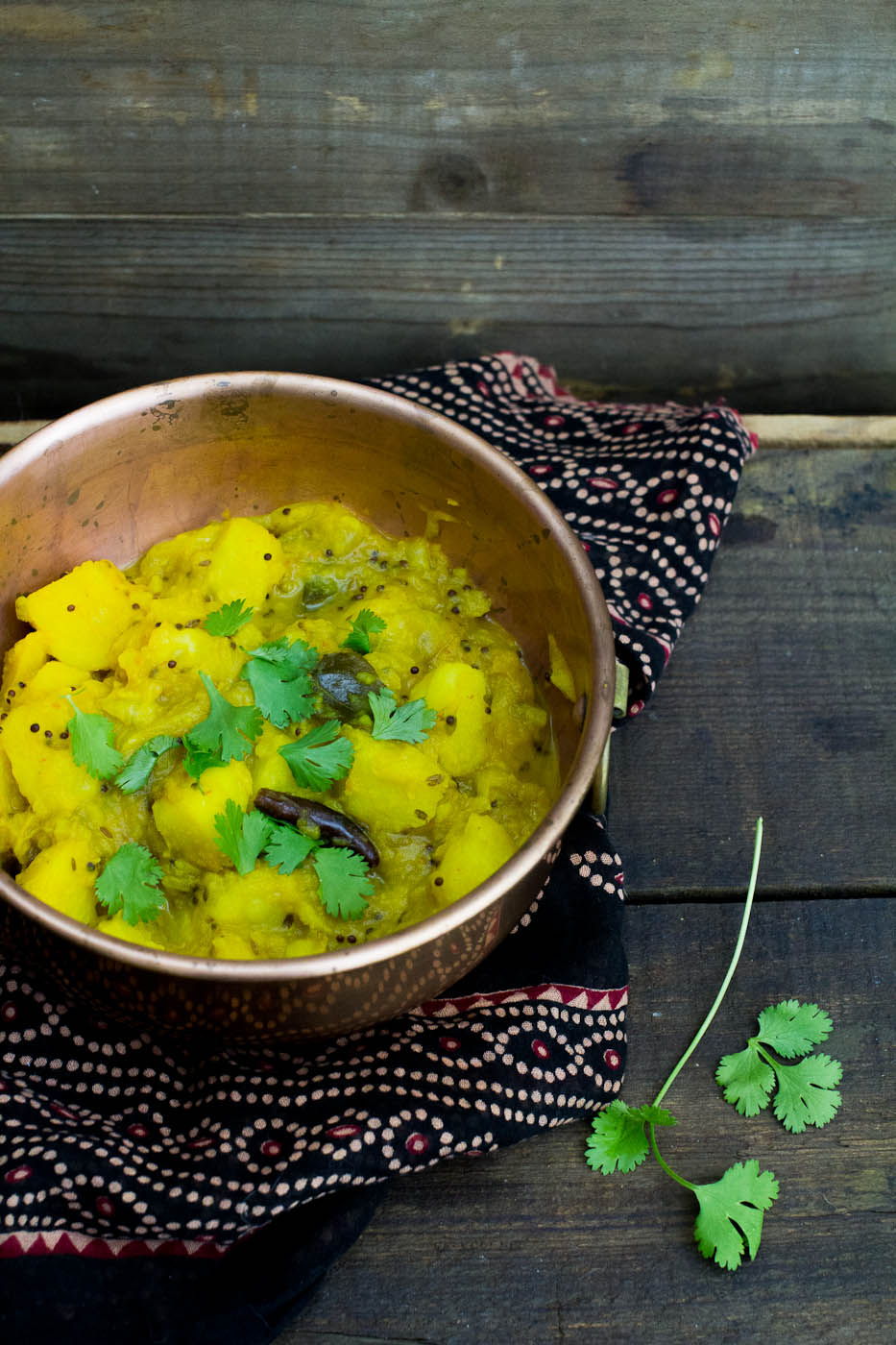 Batata Nu Shaak Recipe