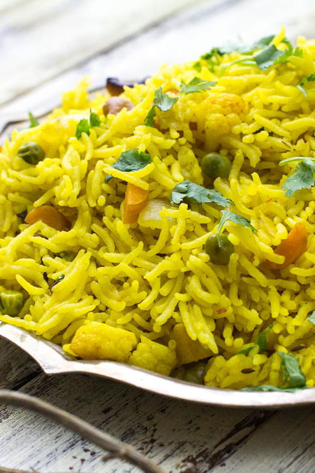 Vegetable Pulao (Indian Rice Pilaf)