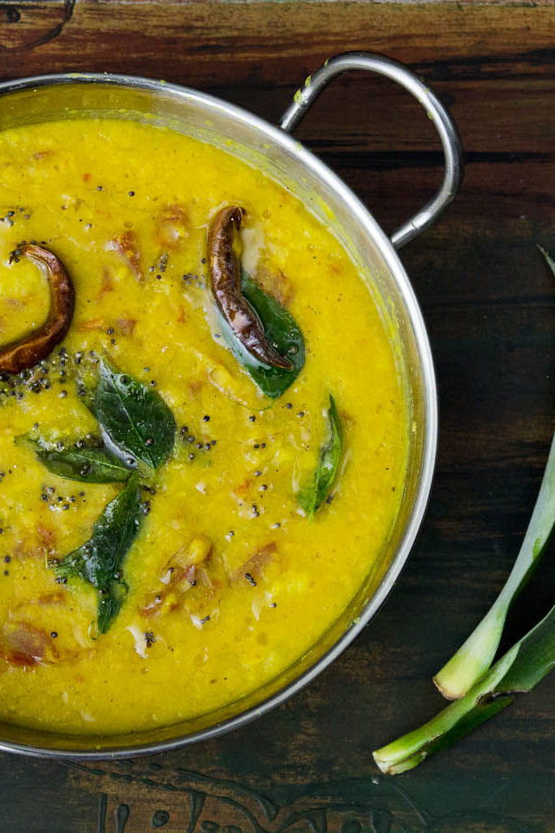 Spicy Lentil Broth with Pineapple