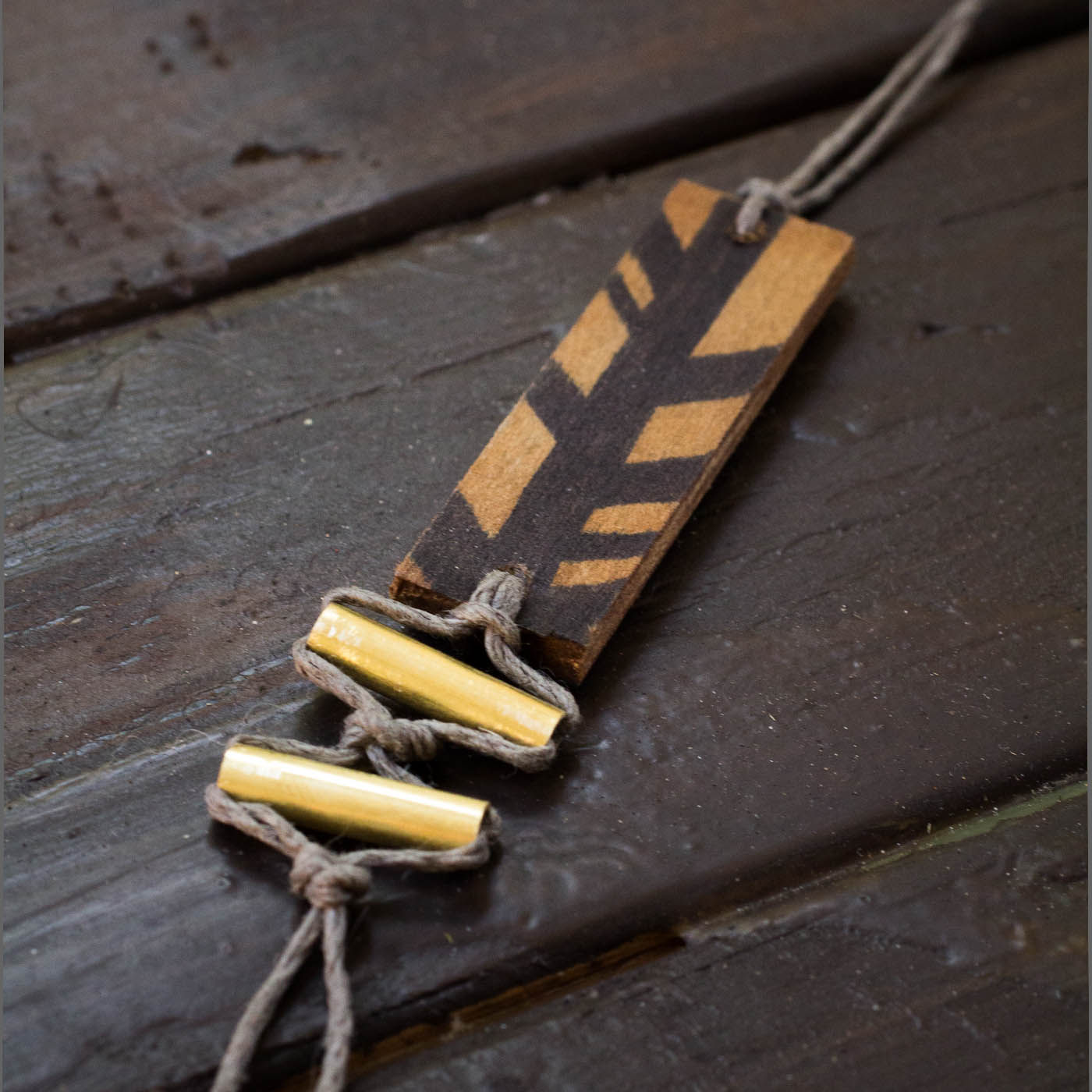 A rakhi bracelet Puja made for her brother