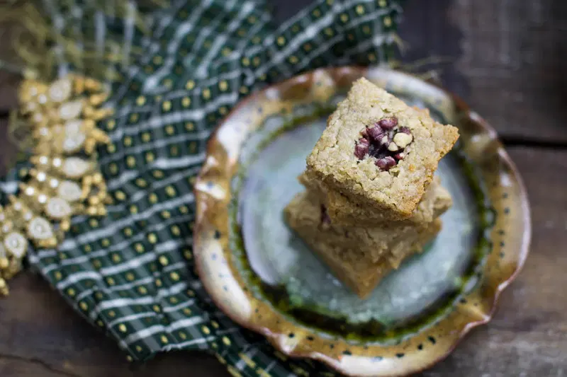 Gluten-free Walnut Bars (Walnut Burfi)