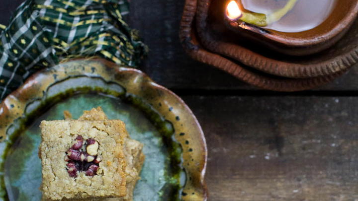 Gluten-free Walnut Bars (Walnut Burfi)