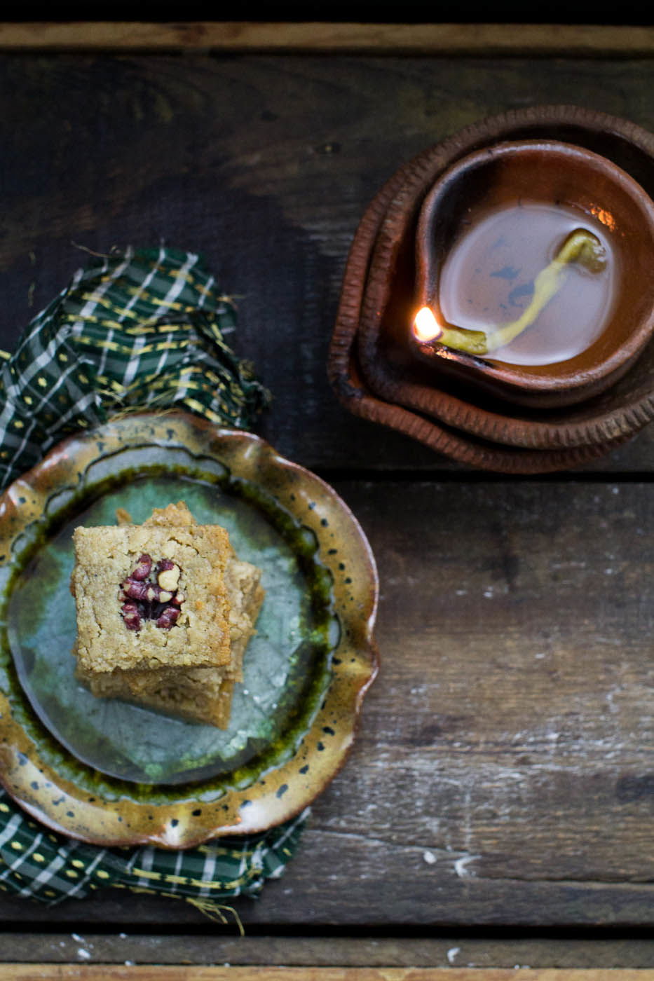Gluten-free Walnut Bars (Walnut Burfi)