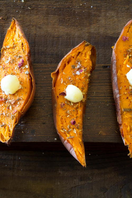 Indian Spiced Roasted Sweet Potatoes