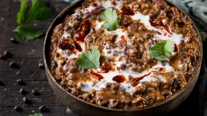 Bowl of dal makhani