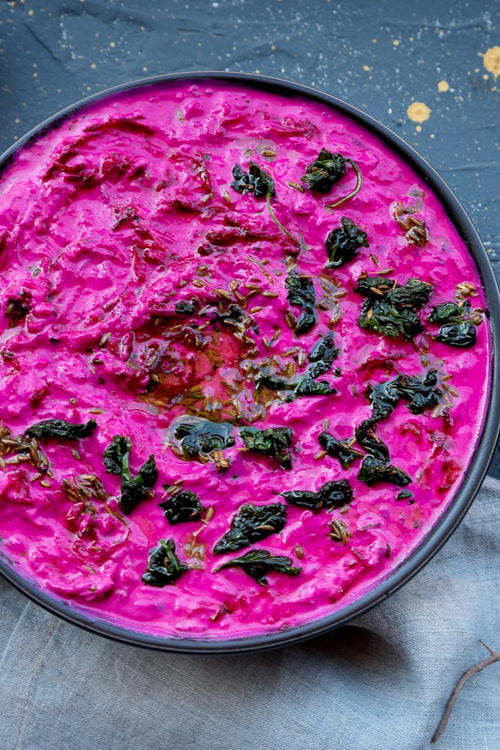 Beet Raita
