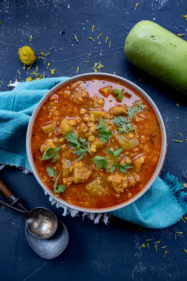 Dudhi chana nu shaak