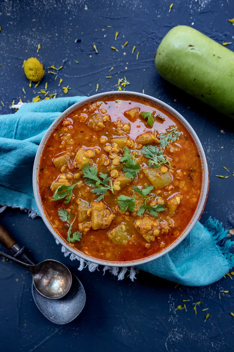 Dudhi chana nu shaak