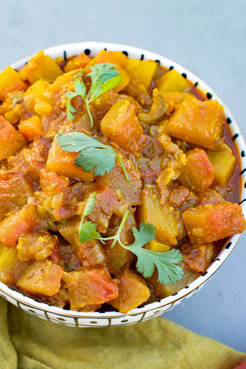 Watermelon Rind Shaak (Kalingar nu Shaak)