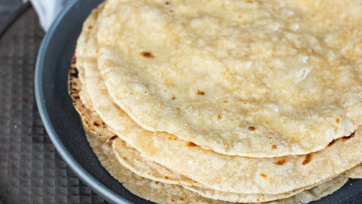 A stack of roti