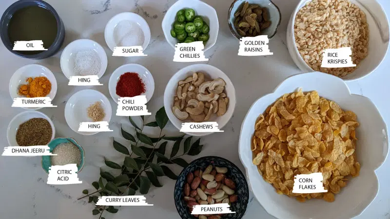 Ingredients of chevdo