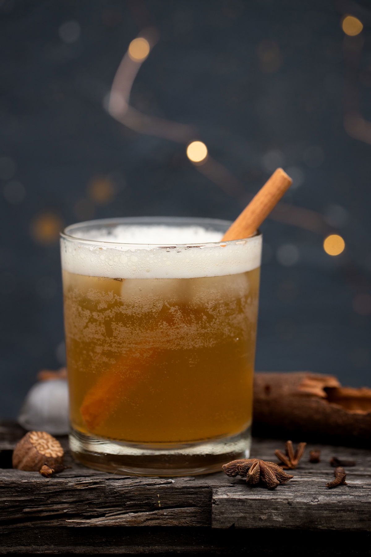 Chai Bourbon Fizz