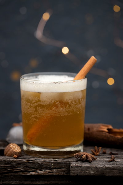 Chai Bourbon Fizz