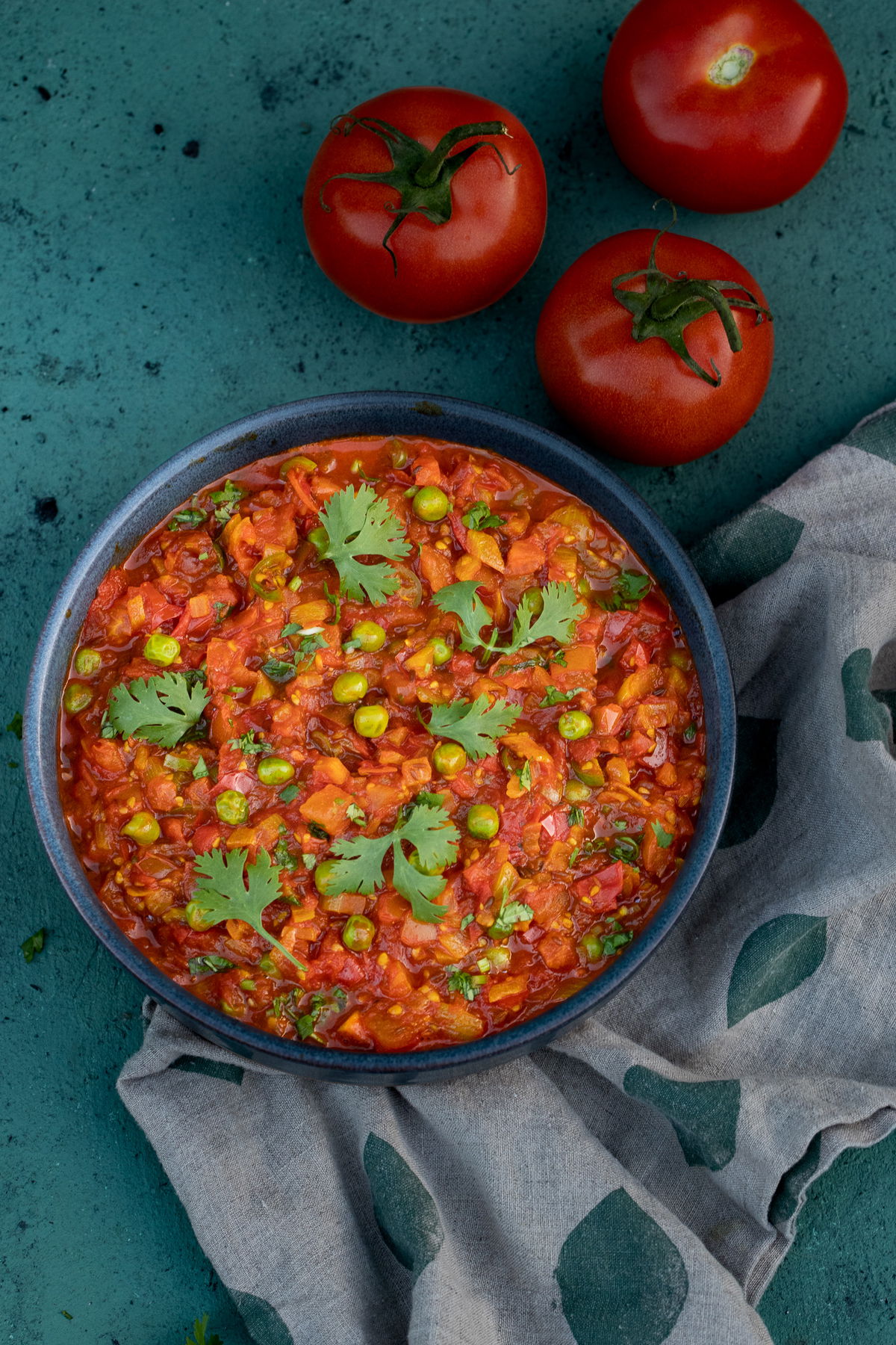 Bowl of tomato chutney