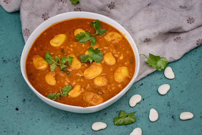 Bowl of val nu shaak