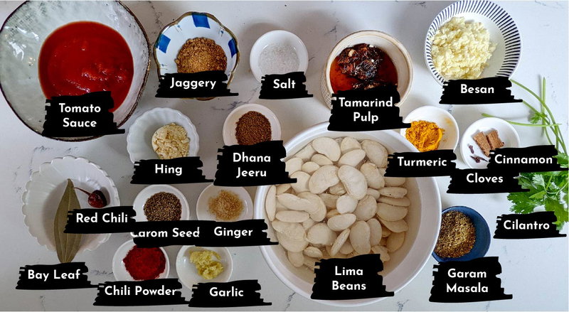 Val nu shaak ingredients